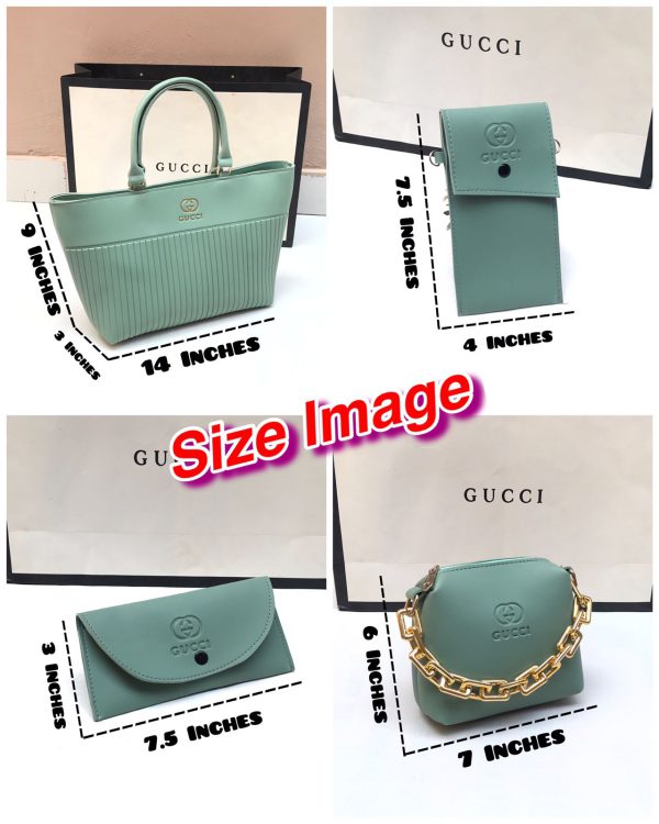Gucci Style 4 Piece Bags