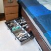 12 Grids Dust-proof Underbed Shoe Storage Organizer