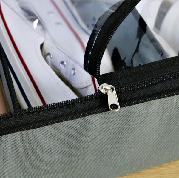 12 Grids Dust-proof Underbed Shoe Storage Organizer