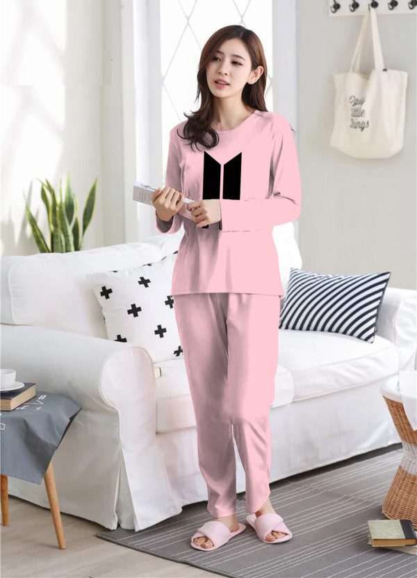 Girl Night Suit 2 Pcs (8 Different Colors)