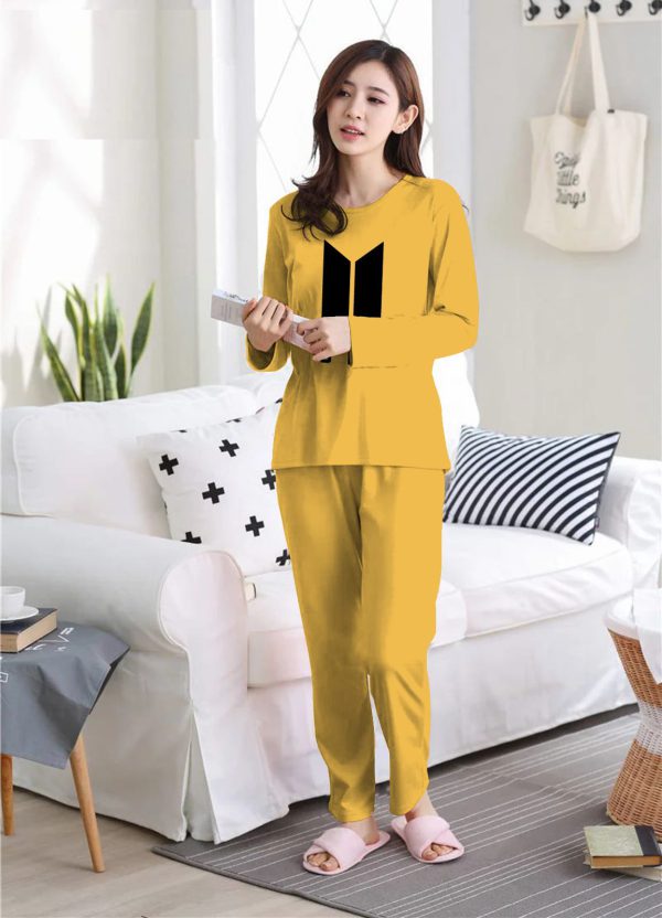 Girl Night Suit 2 Pcs (8 Different Colors)
