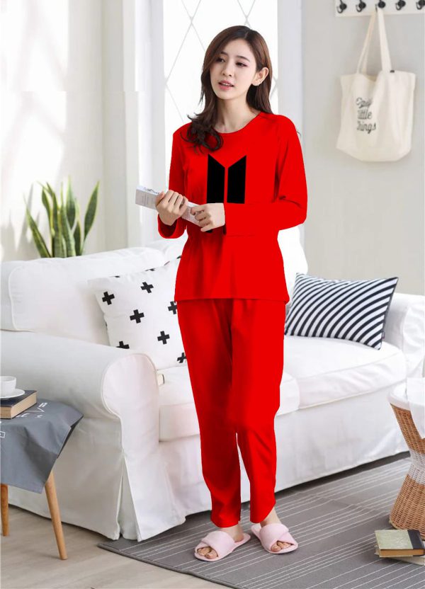 Girl Night Suit 2 Pcs (8 Different Colors)