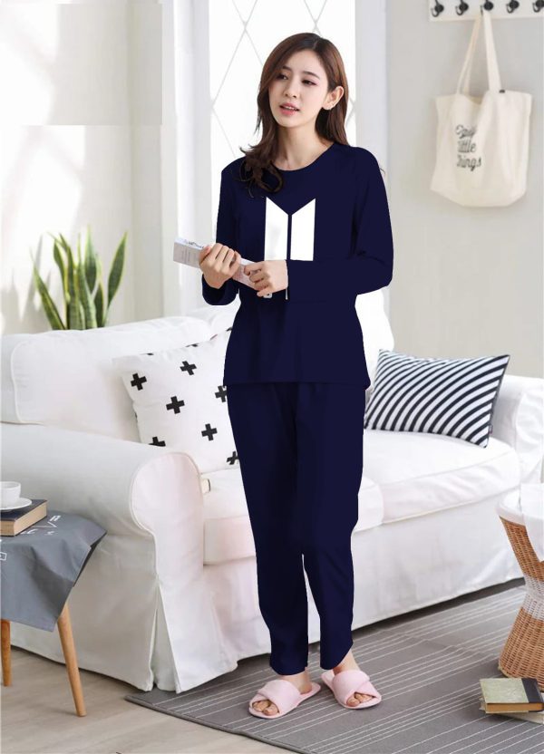 Girl Night Suit 2 Pcs (8 Different Colors)