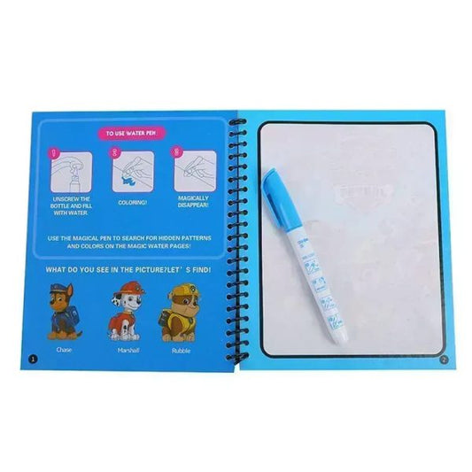 Magic Water Drawing Book Children Painting Drawing Toys Reusable Coloring Books Sensory Early Education Toys For Baby Kids