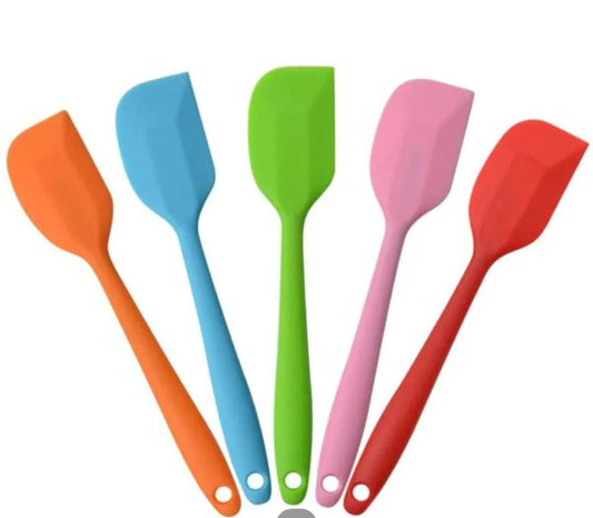 Silicone Spatula Heat Resistant Non-stick Flexible Rubber Kitchen Essential Gadget Premium Scraper Spoon