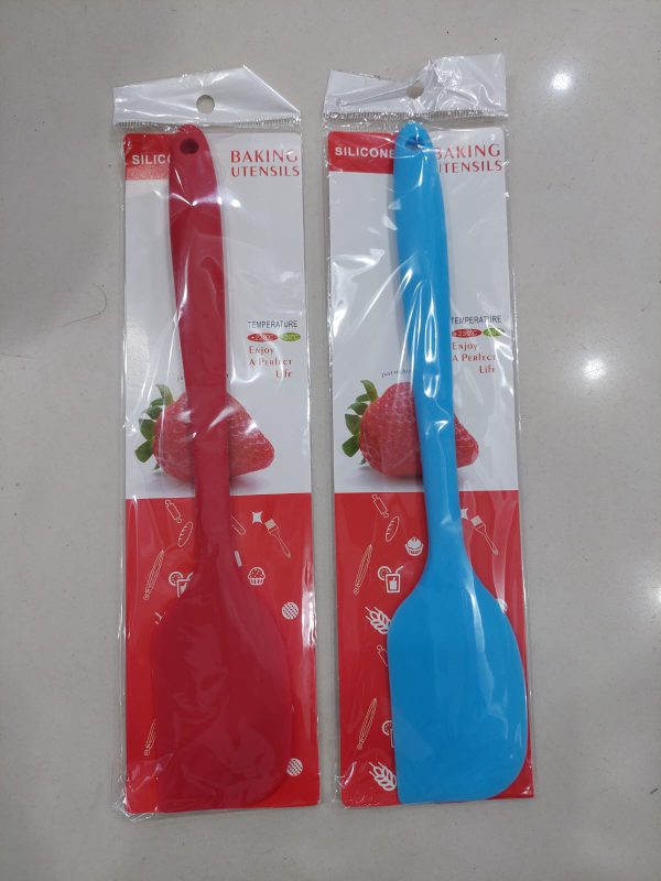 Silicone Spatula Heat Resistant Non-stick Flexible Rubber Kitchen Essential Gadget Premium Scraper Spoon