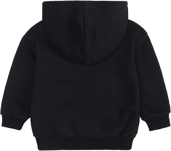 Unisex Kids Boy/girls Fleece Hoodie Solid Classic Winter Sweatshirt Casual Soft Hooded Pullover Long Sleeves