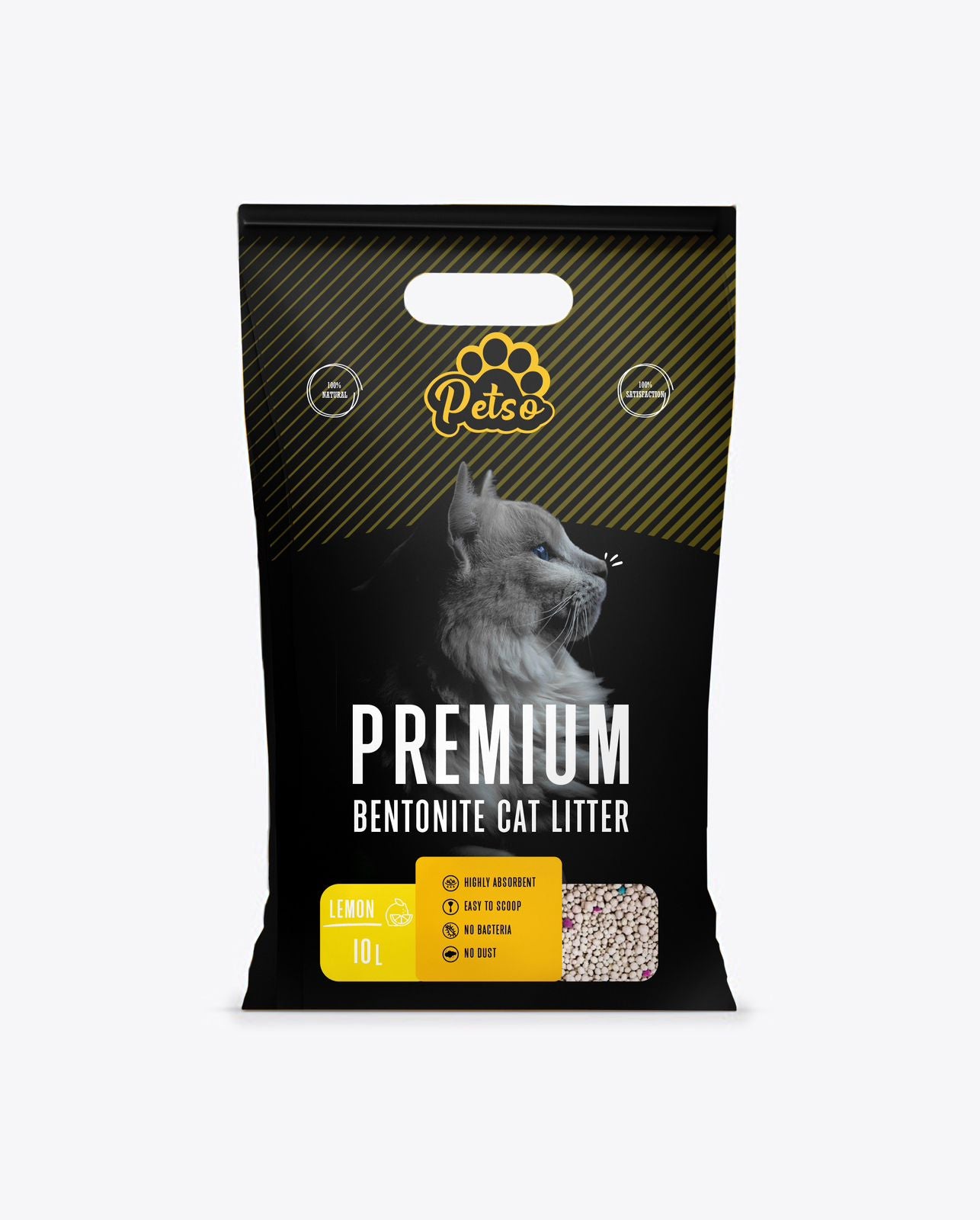 Premium Cat Littre in different frangrences. Available in 10L and 25L packing.